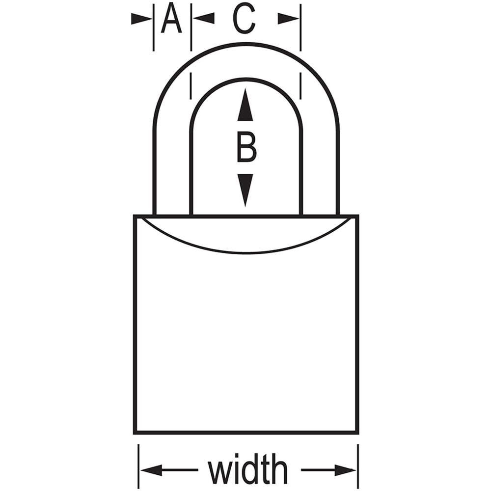 MASTER LOCK ECONOMY BRASS SERIES PADLOCK