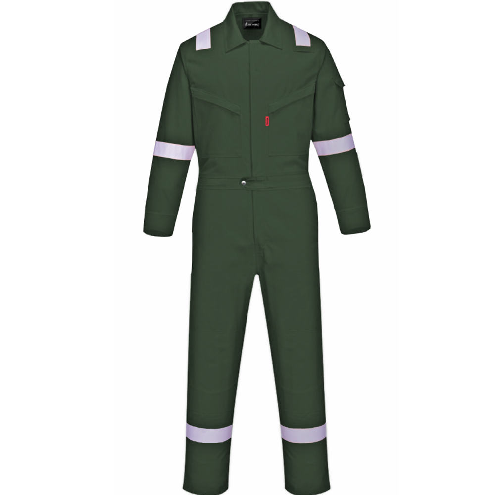 TK COVERALL WITH BUTTON 9920 - DARK GREEN